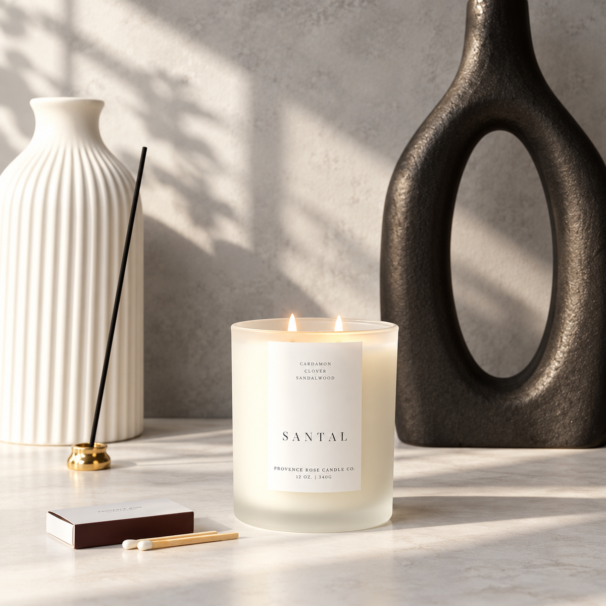 Santal 2-Wick Candle
