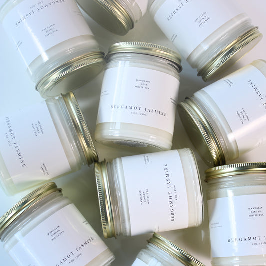 Bergamot Jasmine Jar Candle