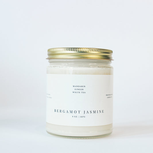 Bergamot Jasmine Jar Candle