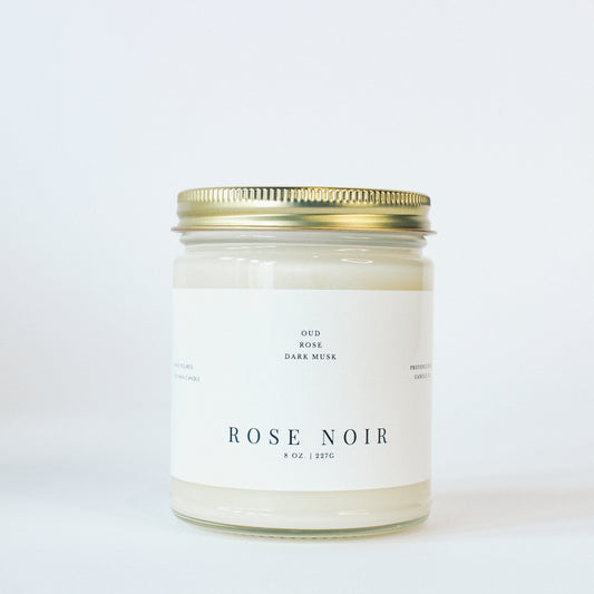 Rose Noir Jar Candle
