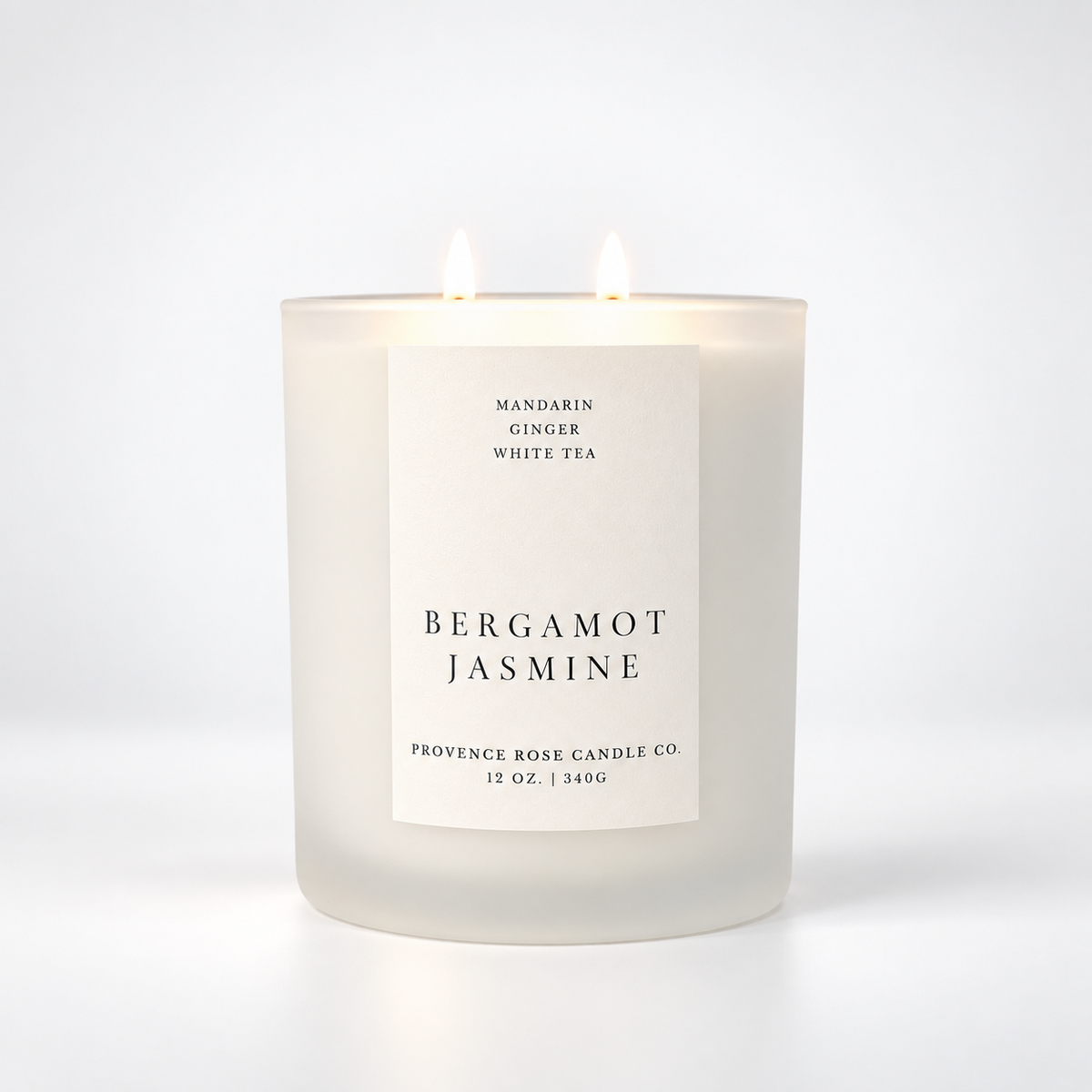 Bergamot Jasmine 2-Wick Candle