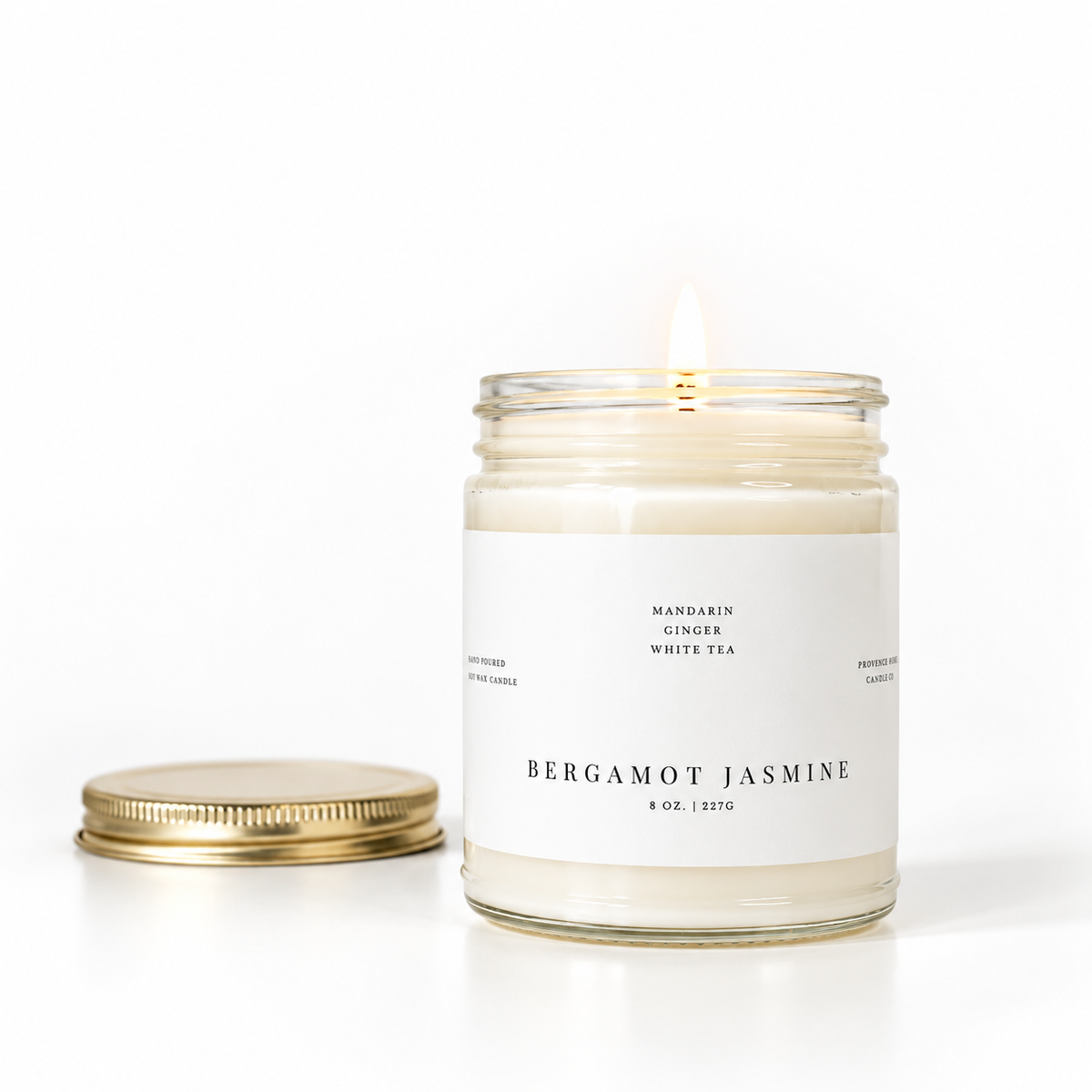 Bergamot Jasmine Jar Candle
