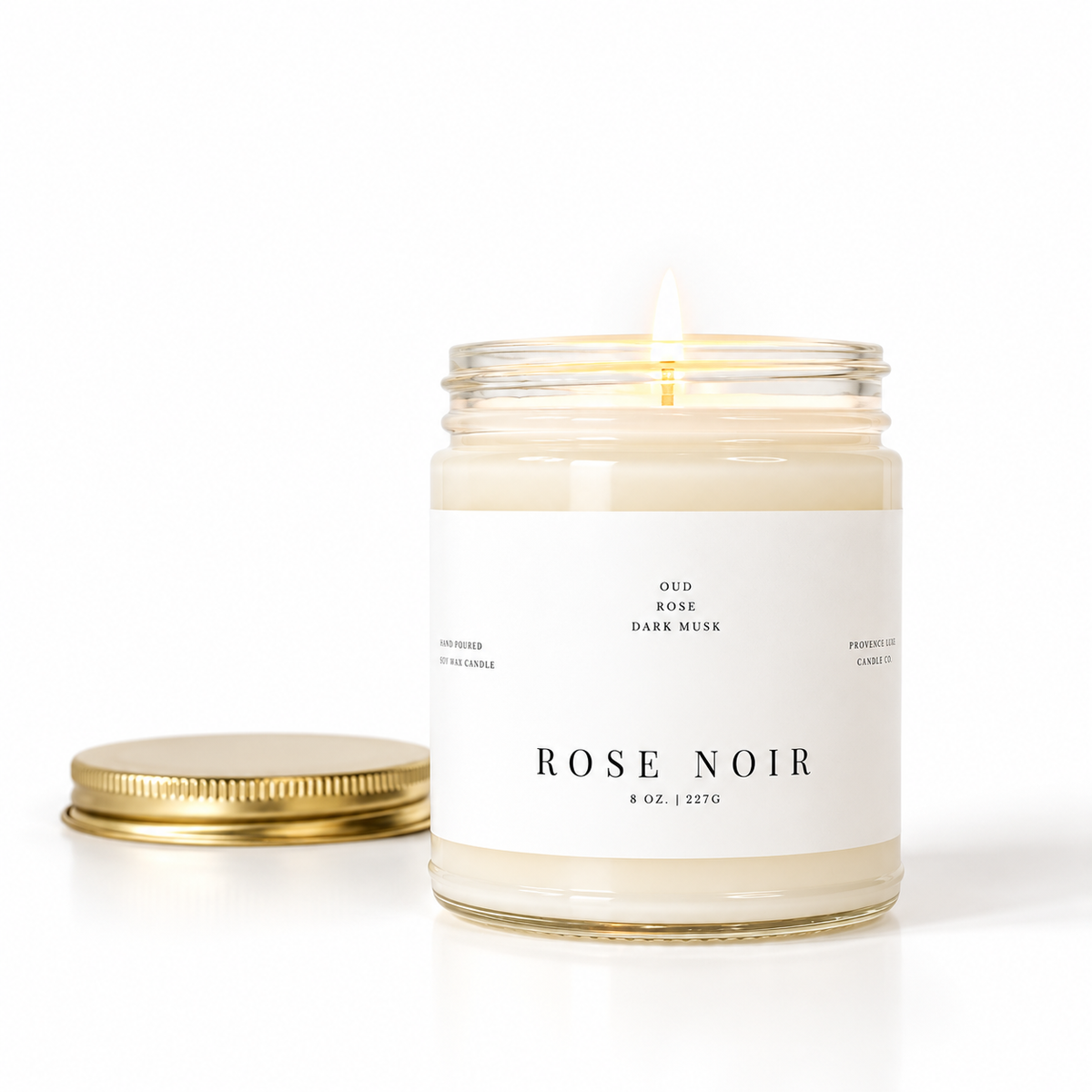 Rose Noir Jar Candle