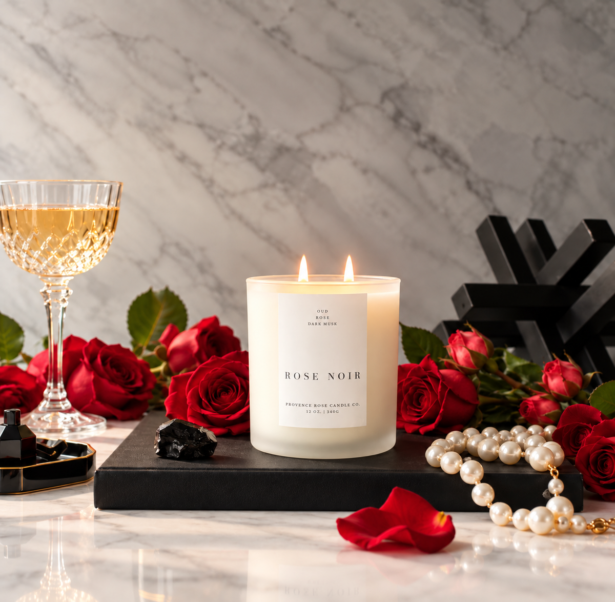 Rose Noir 2-Wick Candle