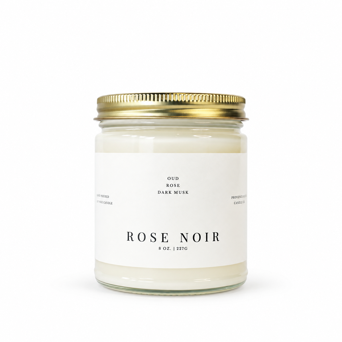 Rose Noir Jar Candle