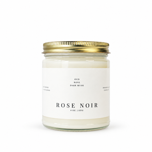 Rose Noir Jar Candle